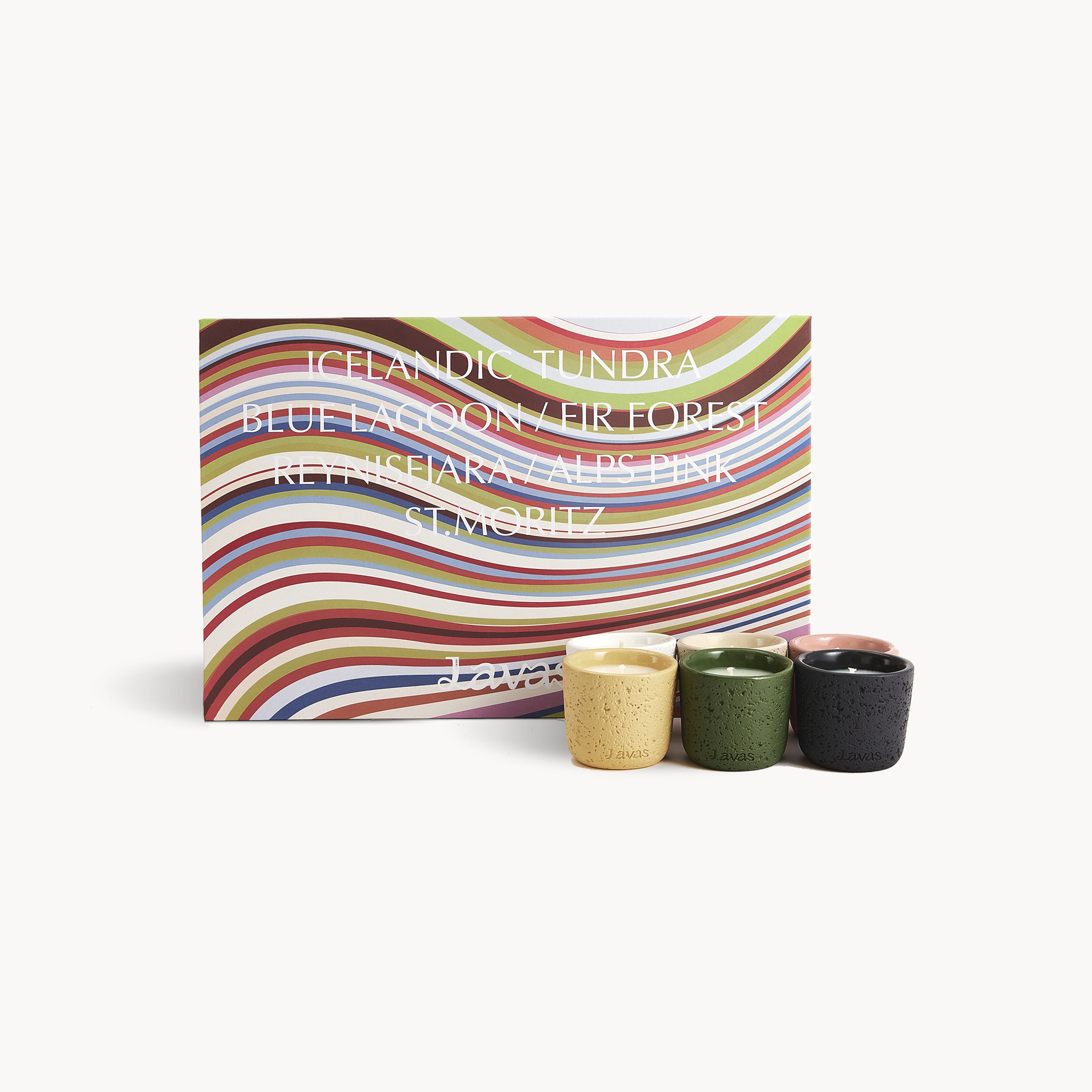 FLOWING INTO THE MIND · Q Candle Gift Set — 22g×6