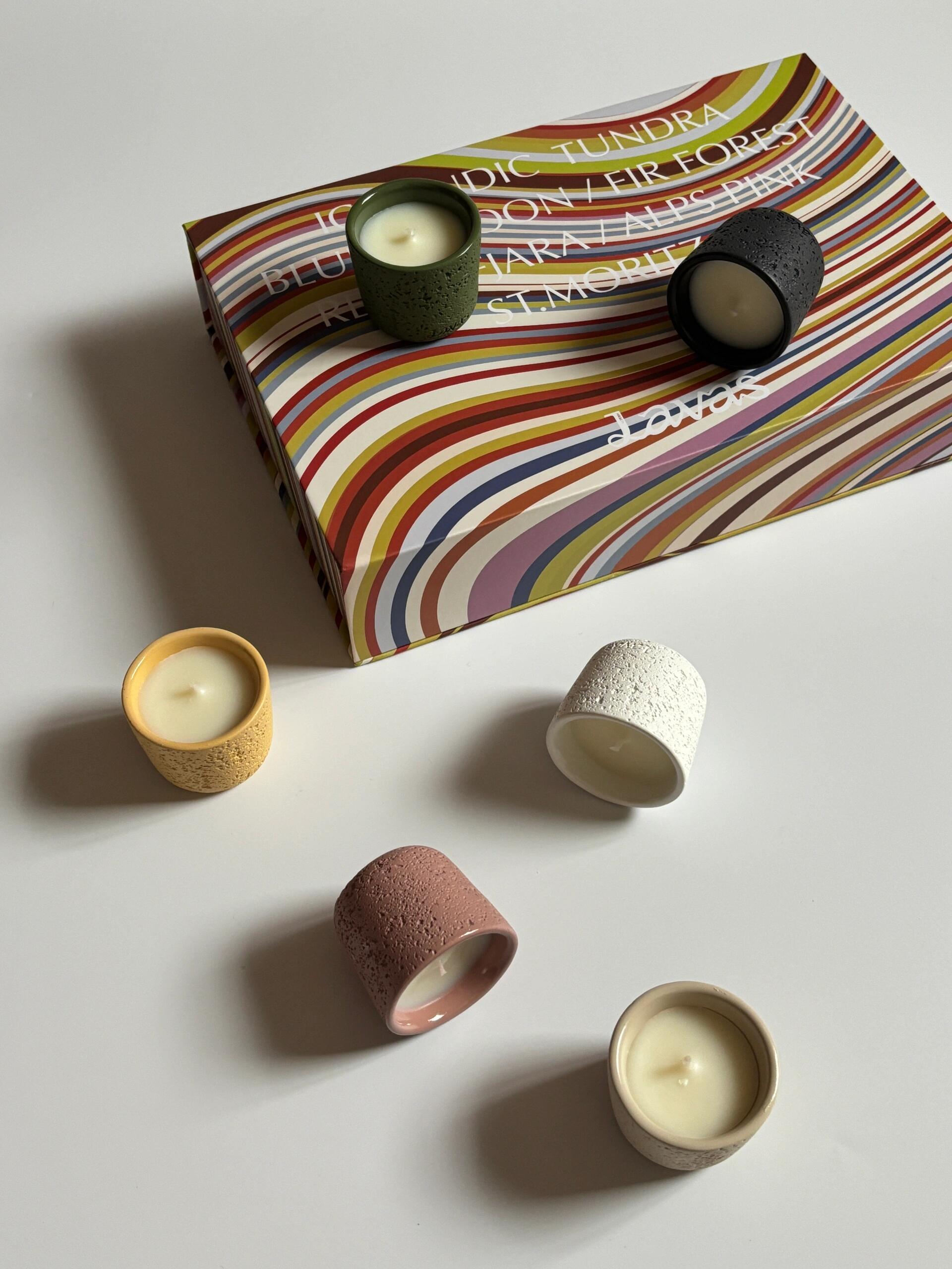 FLOWING INTO THE MIND · Q Candle Gift Set — 22g×6