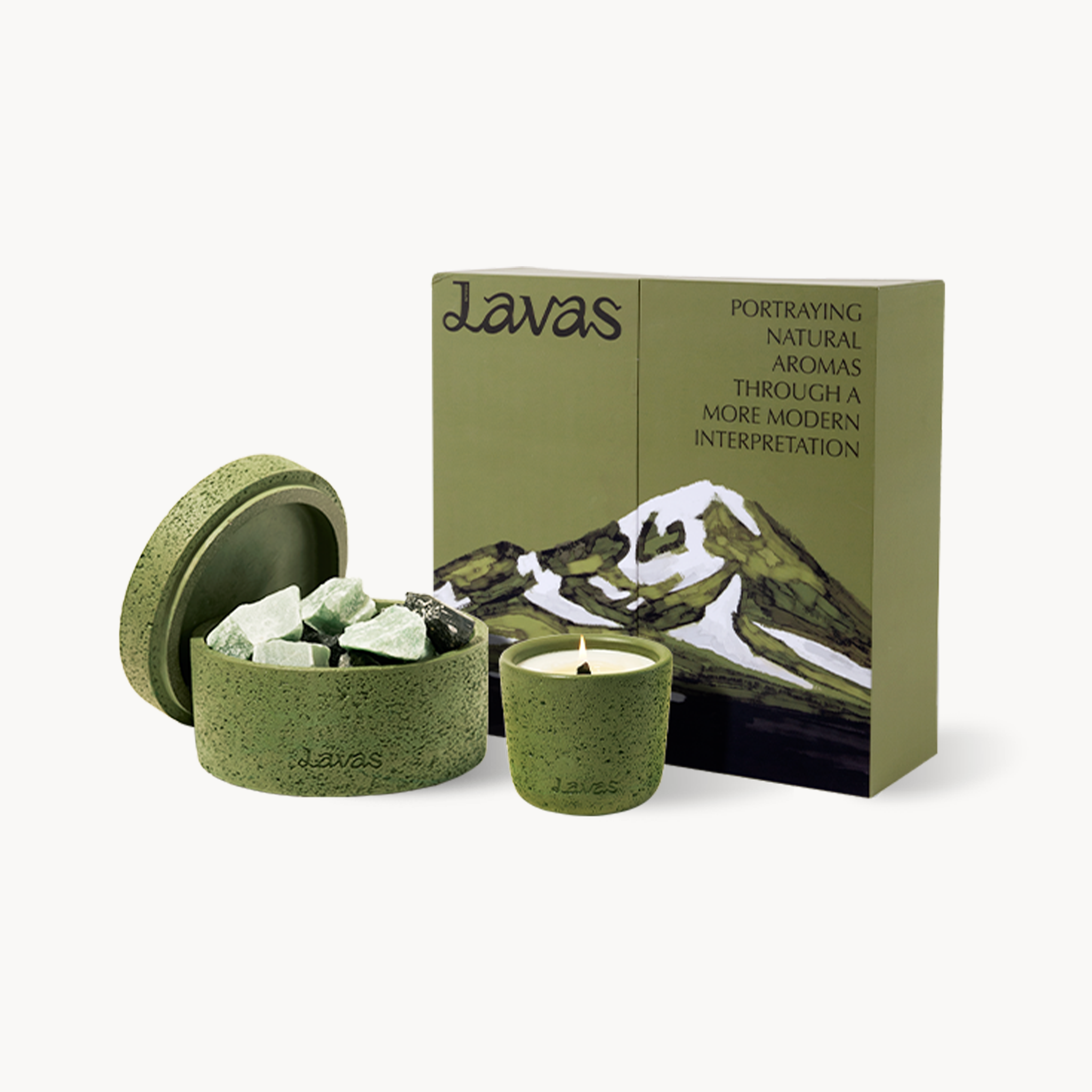 ICELANDIC TUNDRA · Crystal Diffuser&Candle Gift Set